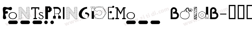 FONTSPRINGDEMO BoldB字体转换